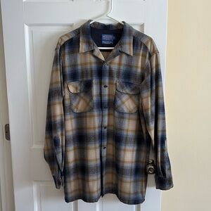 Men’s Pendleton Wool Original Board Shirt Large Tall